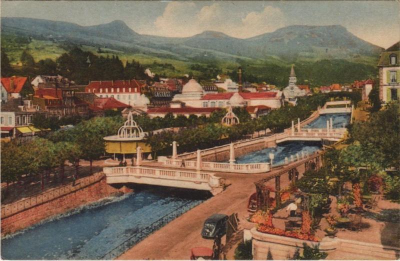 Carte postale ancienne La Bourboule vue prise du Casino à La Bourboule