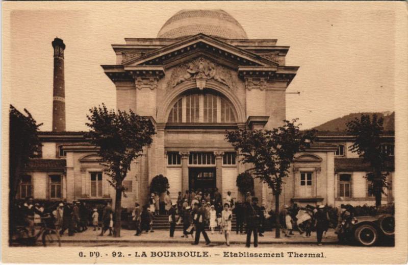 Carte postale ancienne La Bourboule Etablissement Thermal à La Bourboule
