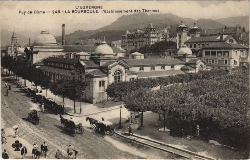 Carte postale ancienne La Bourboule Etablissement des Thermes à La Bourboule