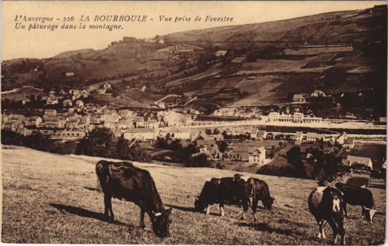 Carte postale ancienne La Bourboule vue prise de Fenestre à La Bourboule