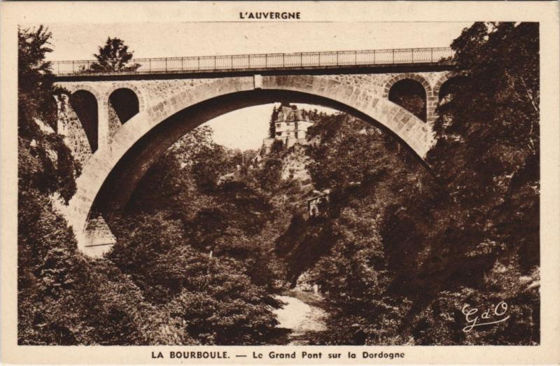 Carte postale ancienne La Bourboule Le Grand Pont à La Bourboule