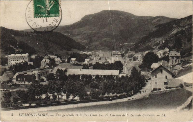 Carte postale ancienne Mont Dore vue generale à Mont-Dore