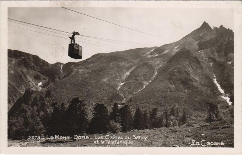 Carte postale ancienne Mont Dore Les Cretes du Sancy à Mont-Dore