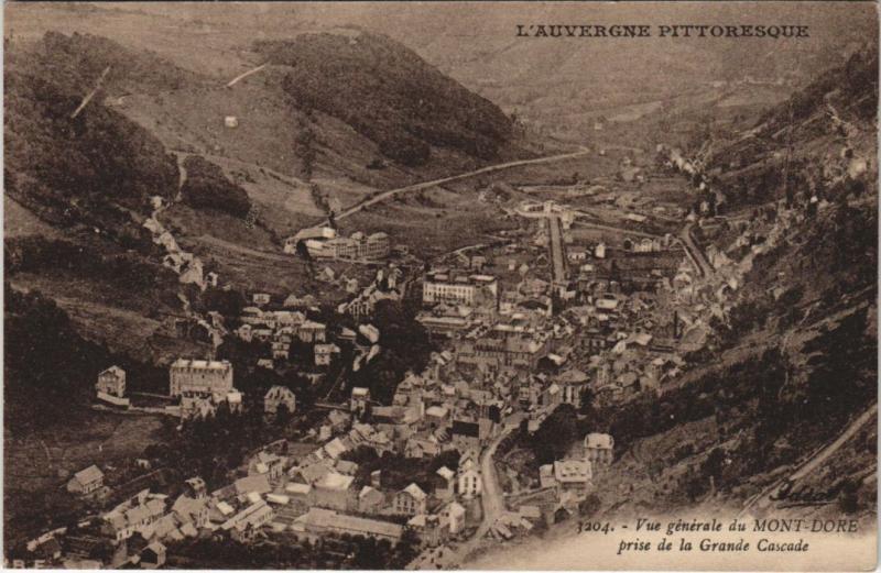Carte postale ancienne Mont Dore vue generale à Mont-Dore