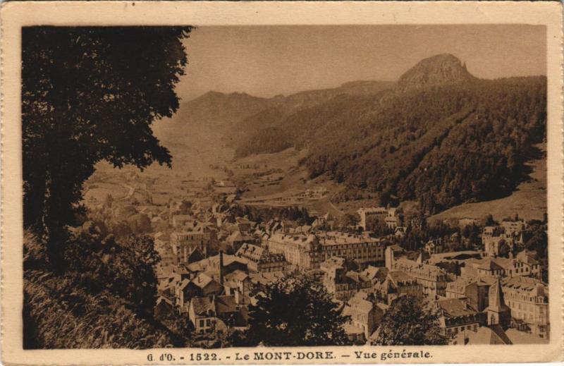 Carte postale ancienne Mont Dore vue generale à Mont-Dore