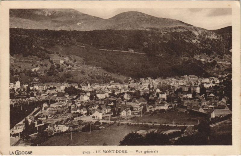 Carte postale ancienne Mont Dore vue generale à Mont-Dore