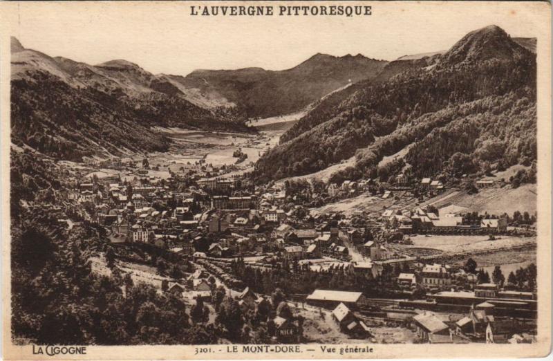 Carte postale ancienne Mont Dore vue generale à Mont-Dore