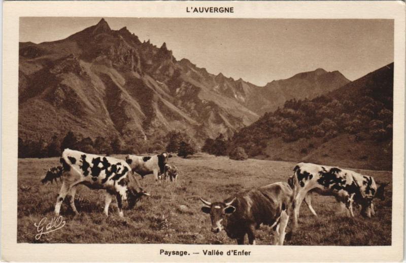 Carte postale ancienne Paysage - Vallee d'Enfer