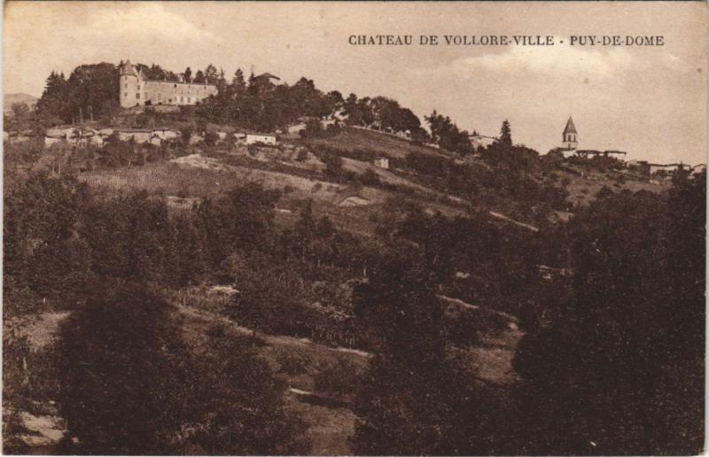 Carte postale ancienne Vollore-Ville Chateau de Vollore-Ville - Puy-de-Dome à Vollore-Ville