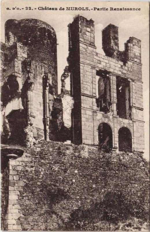 Carte postale ancienne Murols Chateau de Murols - Partie Renaissance à Murol