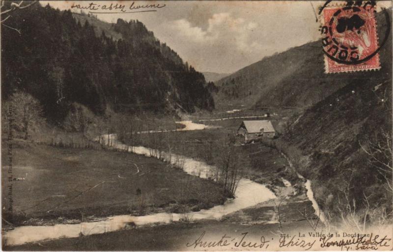 Carte postale ancienne La Vallee de la Dordogne