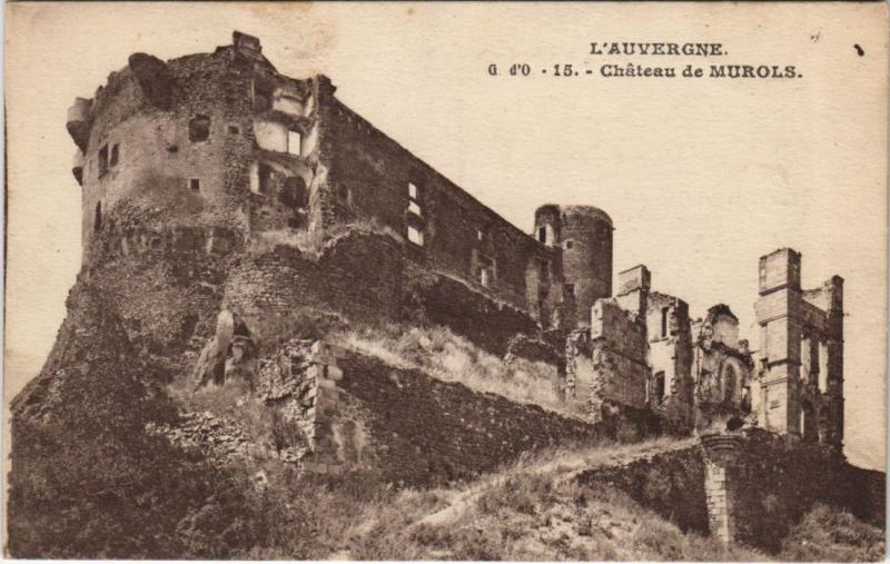 Carte postale ancienne Murols Chateau de Murols à Murol