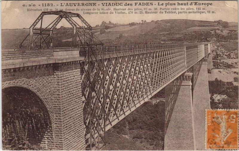 Carte postale ancienne Viaduc des Fades