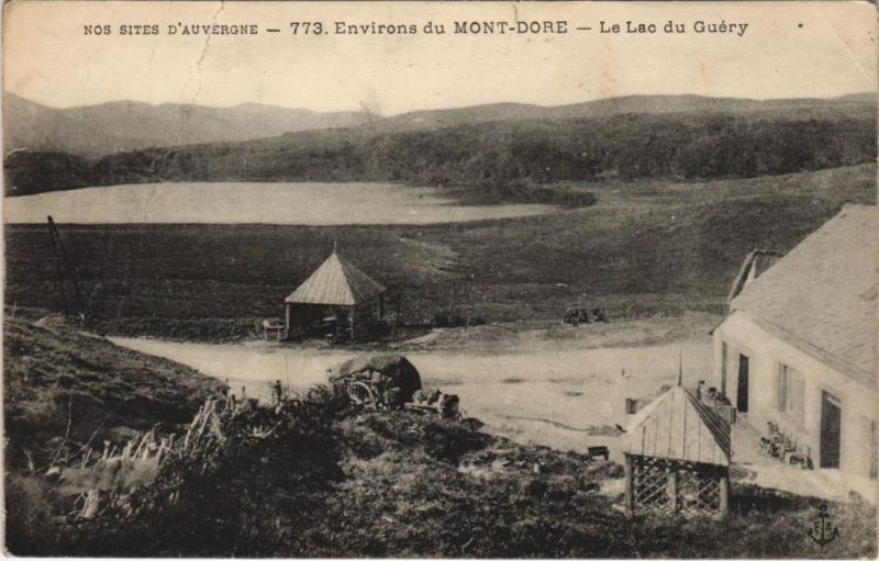 Carte postale ancienne Le Mont-Dore Environs - Le Lac du Guery à Mont-Dore