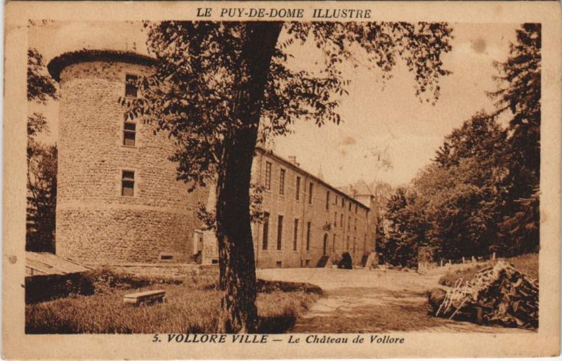 Carte postale ancienne Vollore-Ville Le Chateau de Vollore à Vollore-Ville