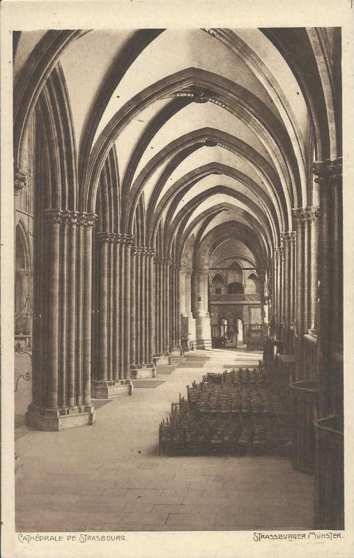 Carte postale ancienne Cathédrale de Strasbourg à Strasbourg