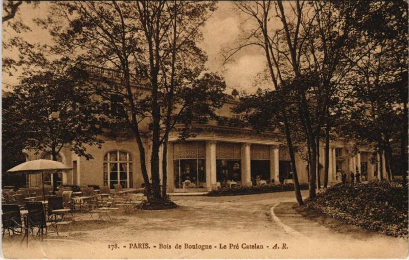 Carte postale ancienne Bois de Boulogne - Le Pré Catelan à Paris
