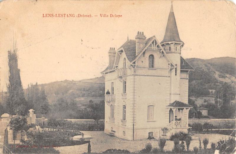 Carte postale ancienne Lens Lestang - Villa Delaye à Lens-Lestang