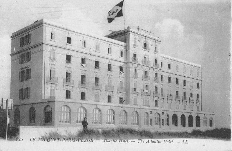 Carte postale ancienne Le Touquet Paris Plage - Atlantic Hotel au Touquet-Paris-Plage