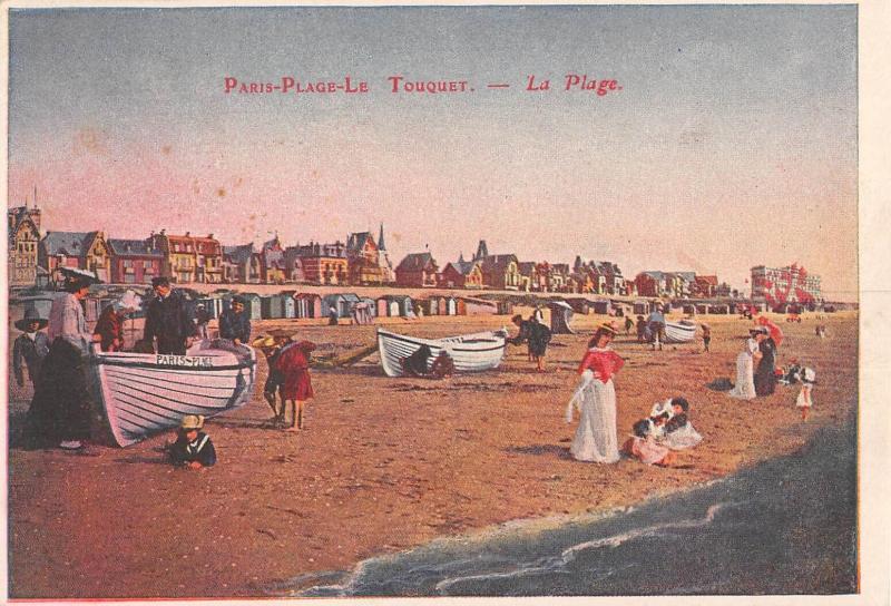 Carte postale ancienne Paris Plage - Le Touquet - La Plage