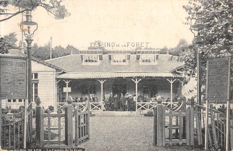 Carte postale ancienne Paris Plage - Le Casino De La Foret