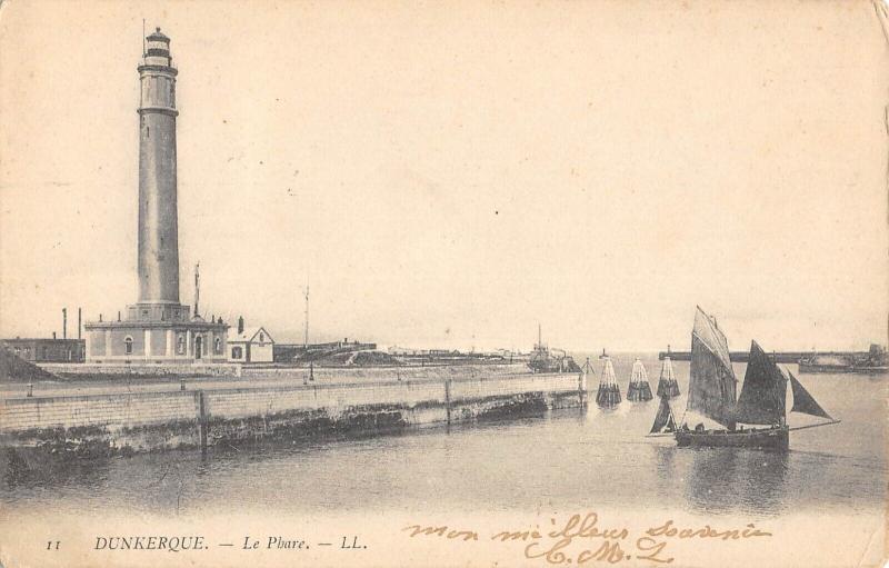 Carte postale ancienne Dunkerque - Le Phare à Dunkerque
