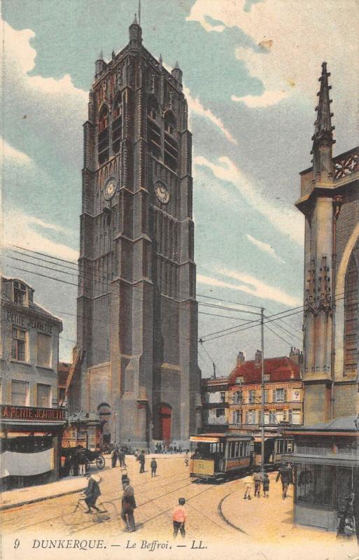 Carte postale ancienne Dunkerque - Le Beffroi à Dunkerque