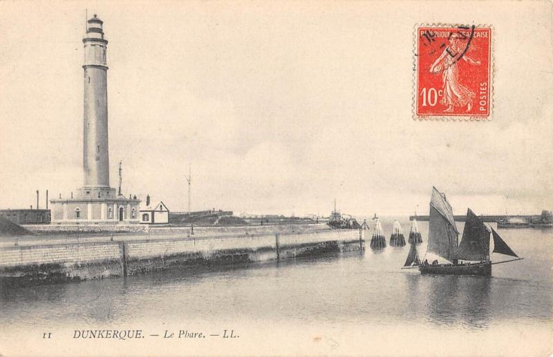 Carte postale ancienne Dunkerque - Le Phare à Dunkerque