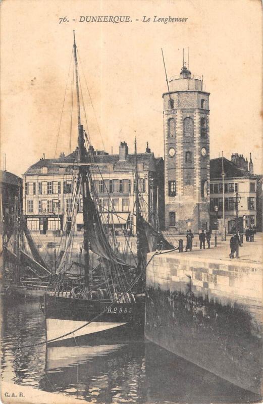 Carte postale ancienne Dunkerque - Le Lenghenaer à Dunkerque
