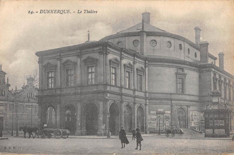 Carte postale ancienne Dunkerque - Le Theatre à Dunkerque