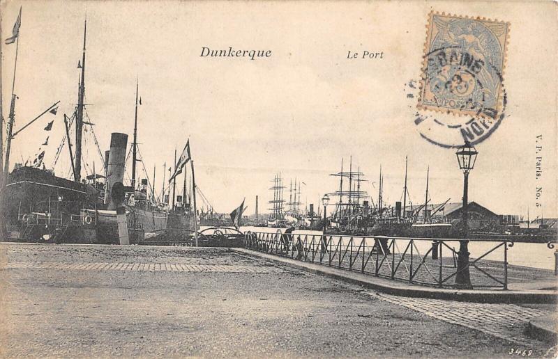 Carte postale ancienne Dunkerque - Le Port à Dunkerque