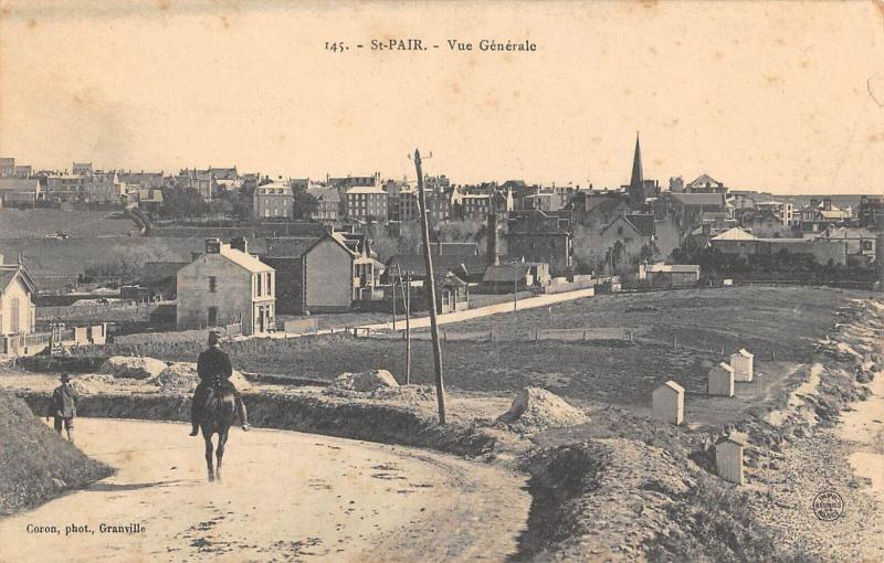Carte postale ancienne Saint Pair Sur Mer - Vue Generale à Saint-Pair-sur-Mer