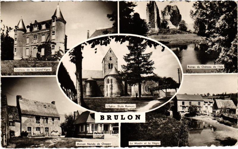 Carte postale ancienne Brulon souvenir
