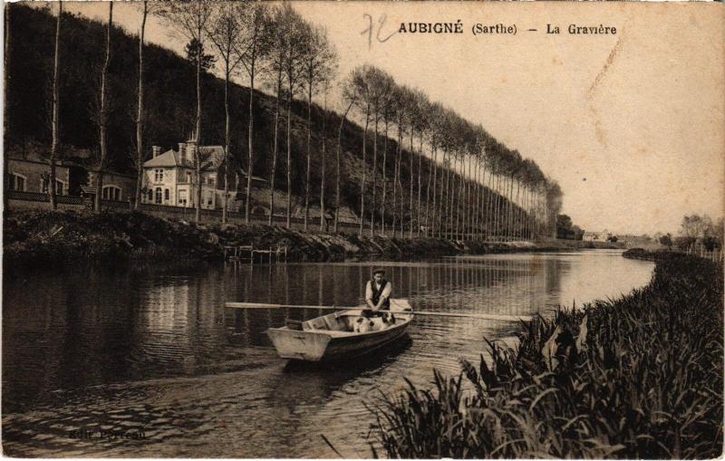 Carte postale ancienne Aubigne la Graviere