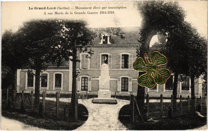 Carte postale ancienne Le Grand Luce Monument aux Morts