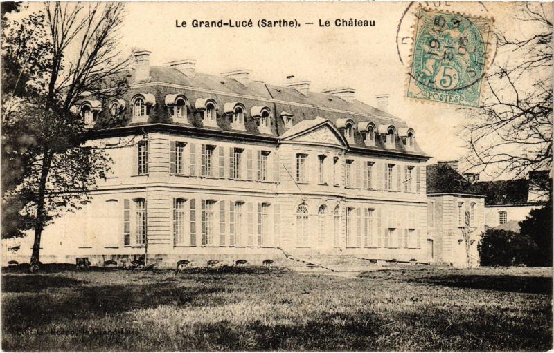 Carte postale ancienne Le Grand Luce le Chateau