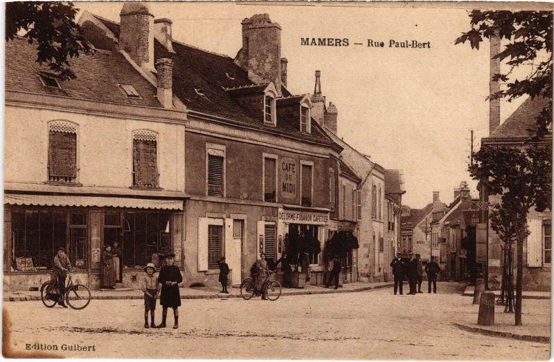 Carte postale ancienne Mamers Rue Paul Bert à Mamers