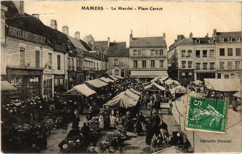 Carte postale ancienne Mamers le Marche à Mamers