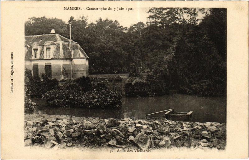 Carte postale ancienne Mamers Asile des vieillards à Mamers