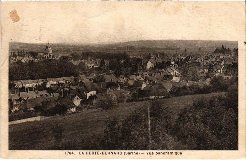 Carte postale ancienne La Ferte Bernard vue panoramique