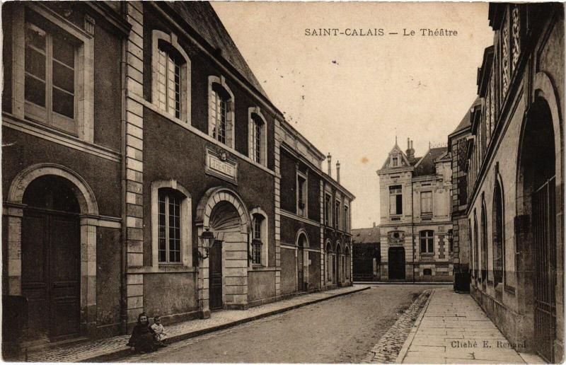 Carte postale ancienne St Calais le Theatre