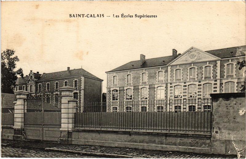 Carte postale ancienne St Calais Les Ecoles Superieures