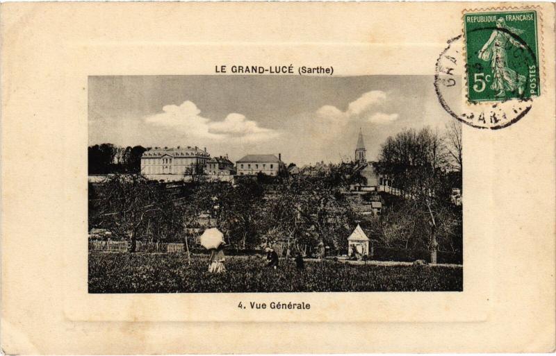 Carte postale ancienne Le Grand Luce vue generale