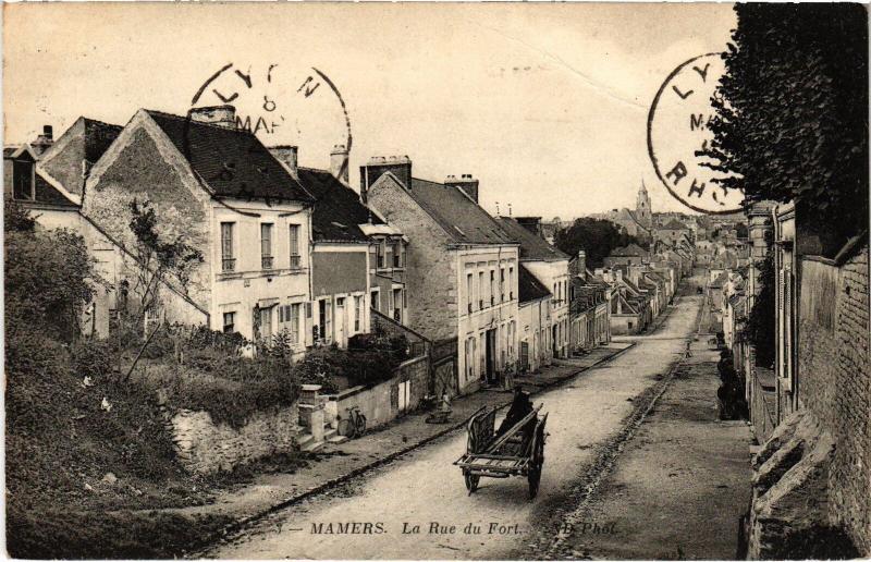 Carte postale ancienne Mamers Rue du Fort à Mamers
