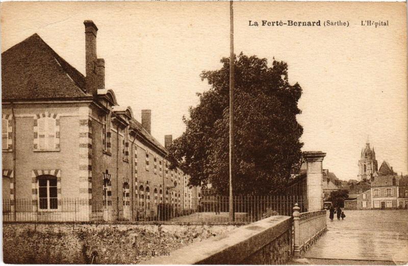 Carte postale ancienne La Ferte Bernard Hopital