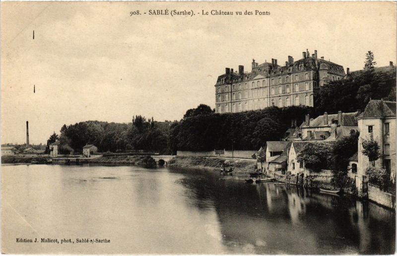 Carte postale ancienne Sable le Chateau