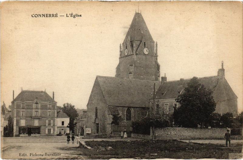 Carte postale ancienne Connerre Moulin a Tan