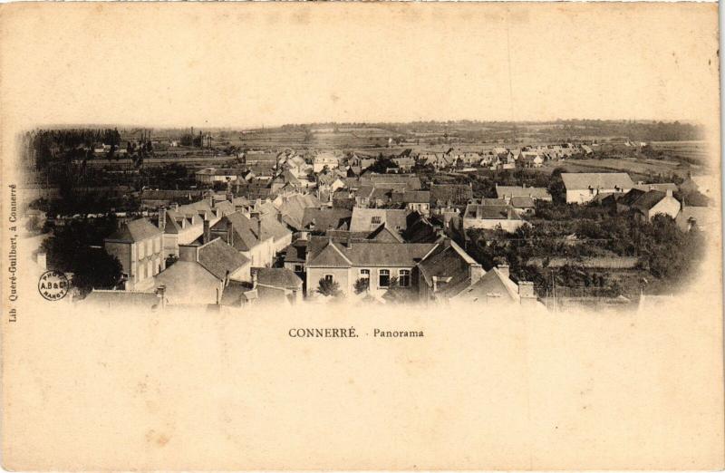 Carte postale ancienne Connerre panorama