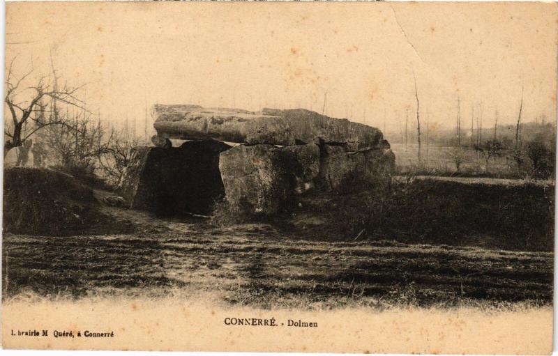 Carte postale ancienne Connerre Dolmen