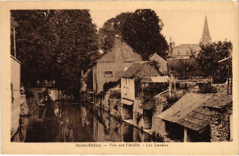 Carte postale ancienne St Calais les Lavoirs